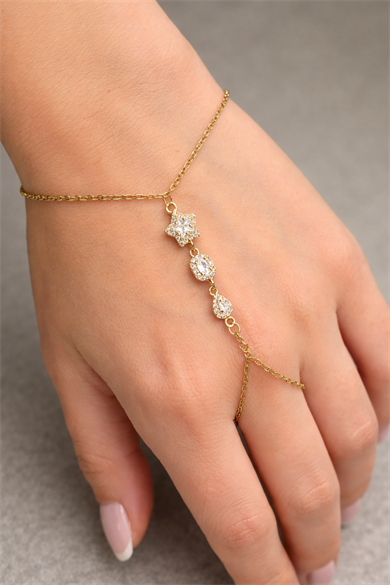 Altın Renk Karışık Figürlü Çelik Şahmeran