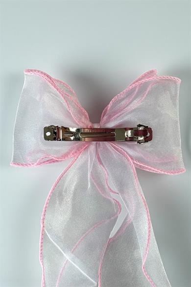 Pembe Renk Kelebek Figürlü Otomat Toka