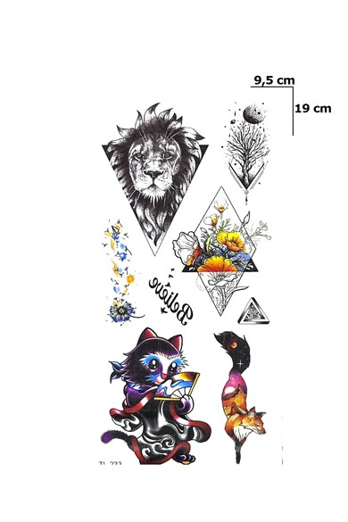 Karışık Dövme Geçici Tattoo