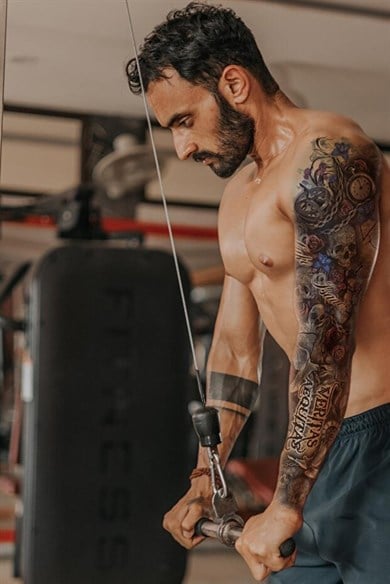 Kurukafa Kol Geçici Dövme Tattoo