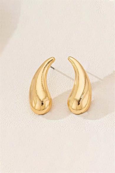 Altın Renk Çelik Küpe (Çift)