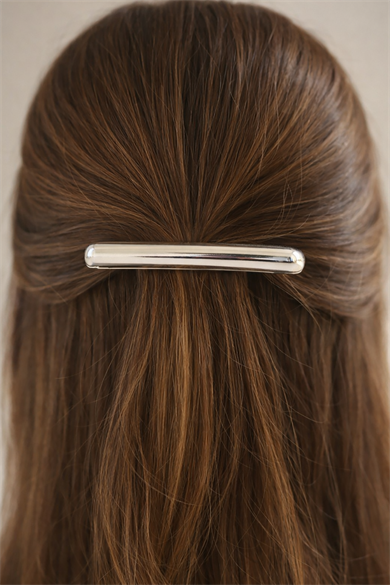 Gümüş Renk Metal Otomat Toka