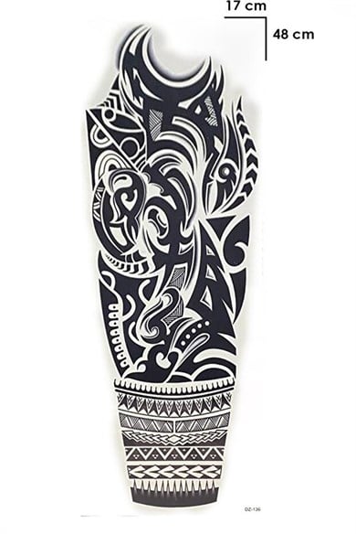 Maori Kol Dövme Geçici Tattoo