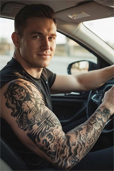 Kız Saat  Sonradan Kararan Yarı Kalıcı Geçici Dövme Tattoo  