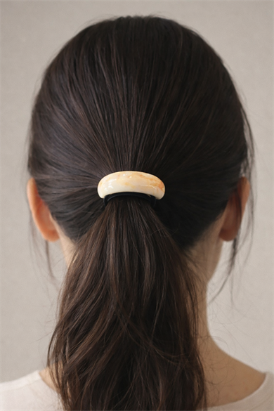 Krem Renk Kemik Lastik Toka