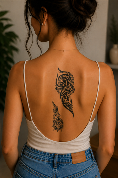 Tribal Geçici Dövme Tattoo