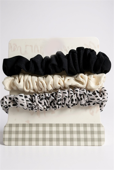 3lü Karışık Renk Lastik Toka Set