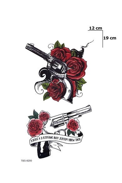 Tabanca Dövme Geçici Tattoo