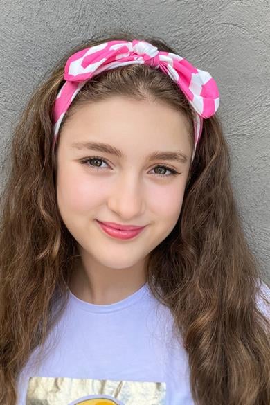 3lü Pembe Renk Çocuk Saç Bandı Set