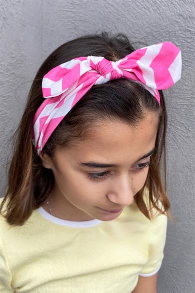 3lü Pembe Renk Saç Bandı (Set)