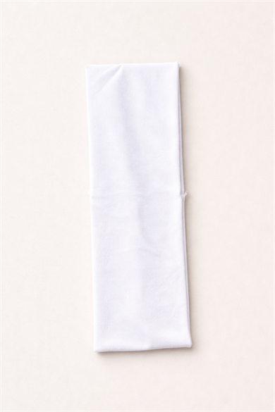 Beyaz Renk Saç Bandı/ Bandana