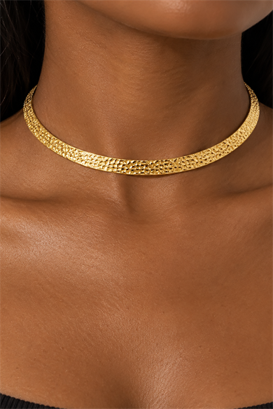 Altın Renk Choker Kolye