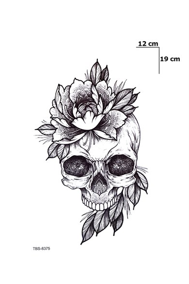 Kurukafa Geçici Dövme Tattoo