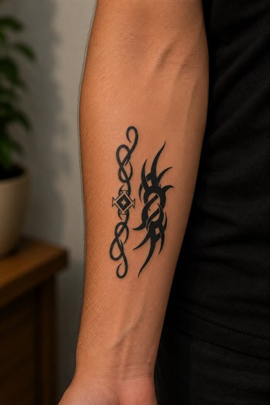 Tribal Mini Geçici Dövme Tattoo