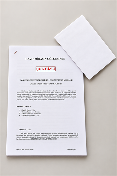 Dedektif Cinayet Çözme Oyunu-Kayıp Mirasın Gölgesinde
