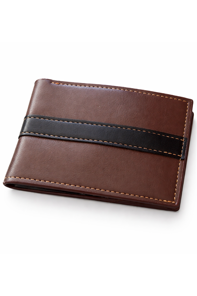 Kahverengi Deri Erkek Cüzdan