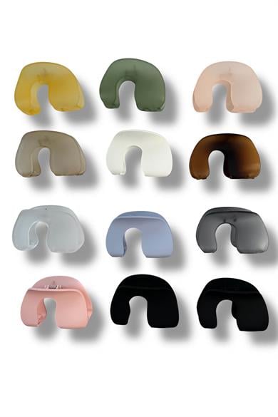 12li Karışık Renk Mandal Toka Set