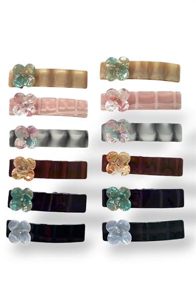 12li Karışık Renk Otomat Toka Set