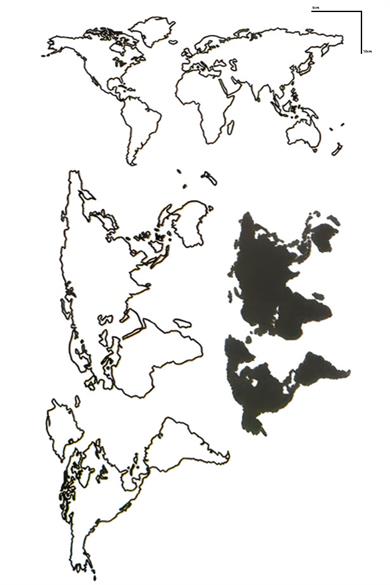 Geçici Dünya Figürlü Mini Dövme Tattoo