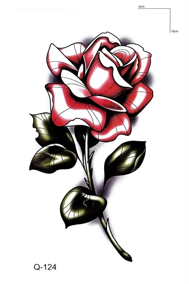 Gül Mini Geçici Dövme Tattoo