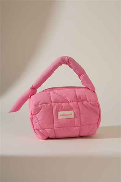 Pembe Renk Makyaj Çantası