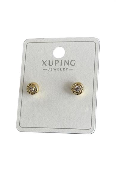 Altın Renk Taşlı Xuping Küpe (Çift)