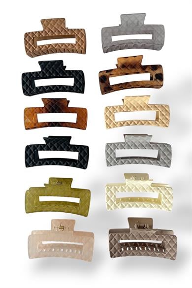 12li Karışık Renk Mandal Toka Set