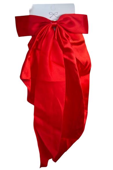 Kırmızı Renk Kurdele Pens Toka