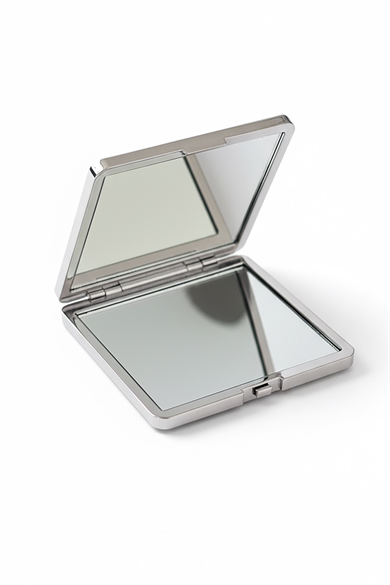 Gümüş Renk Cep Aynası