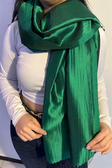 Yeşil Renk Tafta Şal