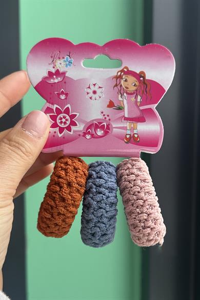 3lü Karışık Renk Havlu Toka 