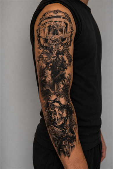 Kurukafa Geçici Dövme Tattoo