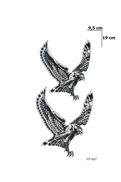 Kartal Dövme Geçici Tattoo