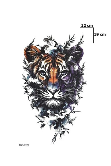 Kaplan Dövme Geçici Tattoo