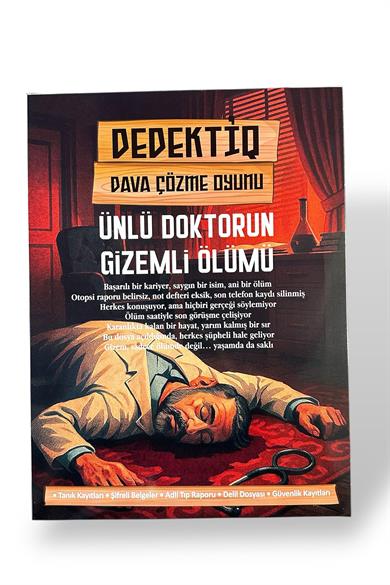 Dedektiflik Cinayet Çözme Oyunu -Ünlü Doktorun Gizemli Ölümü