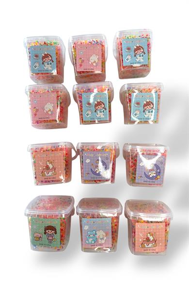 12li Karışık Renk Kutulu Lastik Toka Set