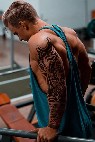 Maori Kol Dövme Geçici Tattoo
