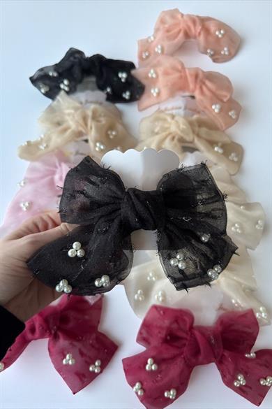 12li Karışık Renk Kurdele Figürlü Otomat Toka Set