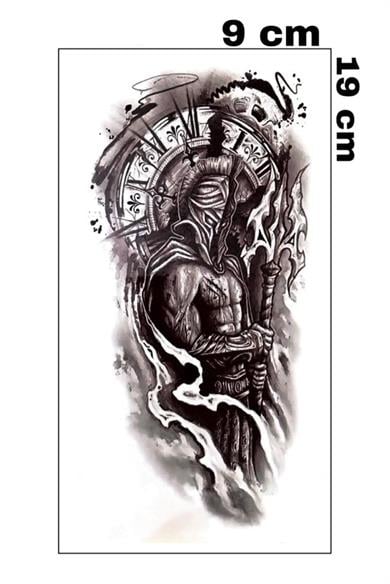 Geçici Çapa Figürlü Dövme Tattoo