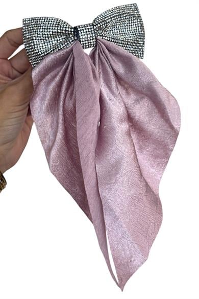 Mor Renk Taş Detaylı Kurdele Otomat Toka