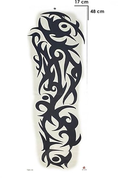 Tribal Kol Geçici Dövme Tattoo