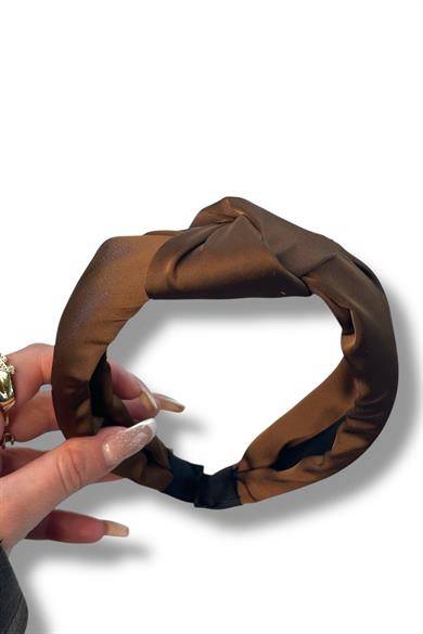 12´li Karışık Renk Düğüm Detaylı Saten Taç Set