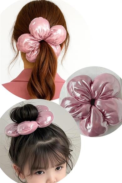 Pembe Renk Papatya Figürlü Simit Toka