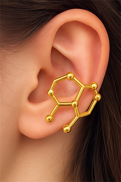 Altın Renk YSX Ear Cuff (Tek)