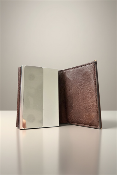 Koyu Kahve Renk Cüzdan/Kartlık