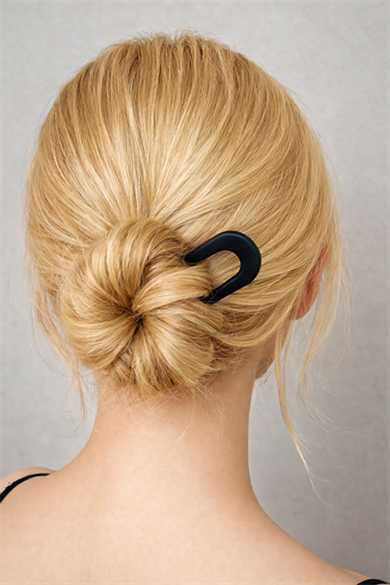 Siyah Renk Topuz Tokası