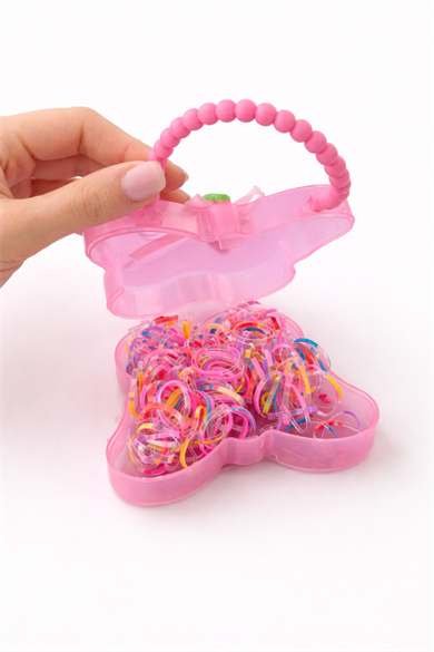 Karışık Renk Kutulu Perma/ Lastik Toka