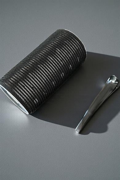 Siyah Renk Pens Ve Cırtlı/ Yapışkanlı Saç Bigudisi /Orta Boy