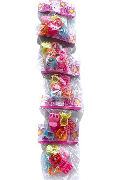 5li 30 Adet Karışık Renk Çocuk Mandal Toka Set