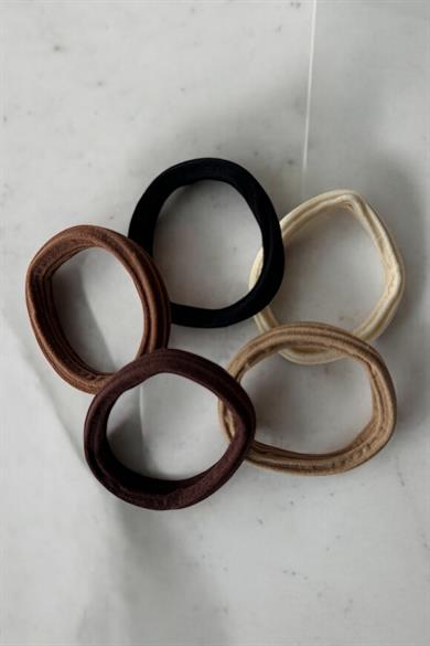 5li Karışık Renk Lastik Toka Set